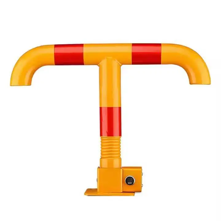 Оптовая продажа сверхмощный уличный гараж T-складной пружинный T-тип ручной парковочный столб утолщенный стояночный замок