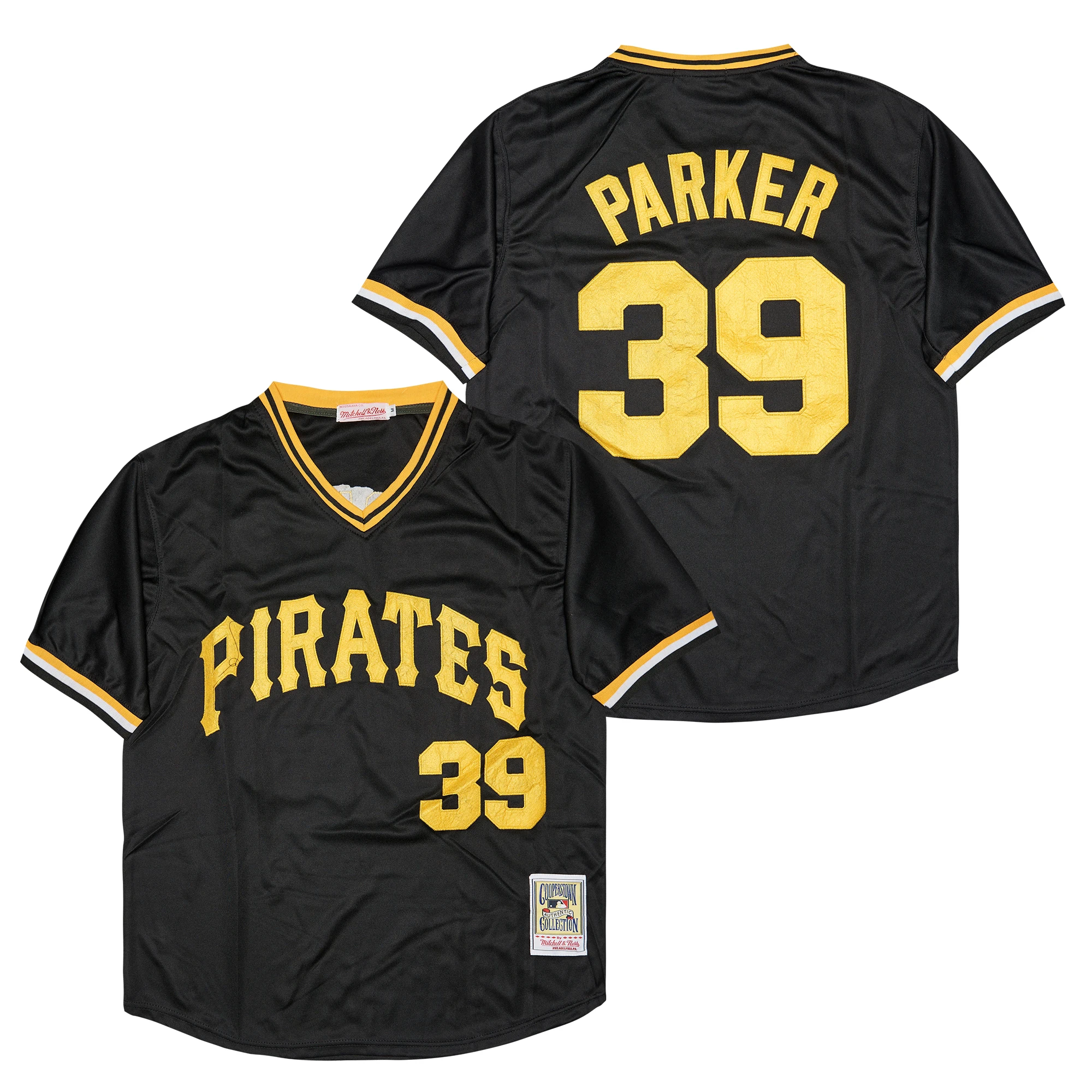 24 BARRY BONDS Pittsburgh Pirates MLB OF Black Throwback Jersey