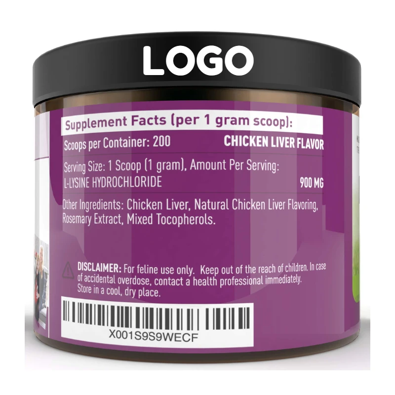 Healthcare Supplement for Cat Immunity Enhancement L Lysine for Cold Sneezing Eye Health Soft Chews Free Sample Pills Fip Gs