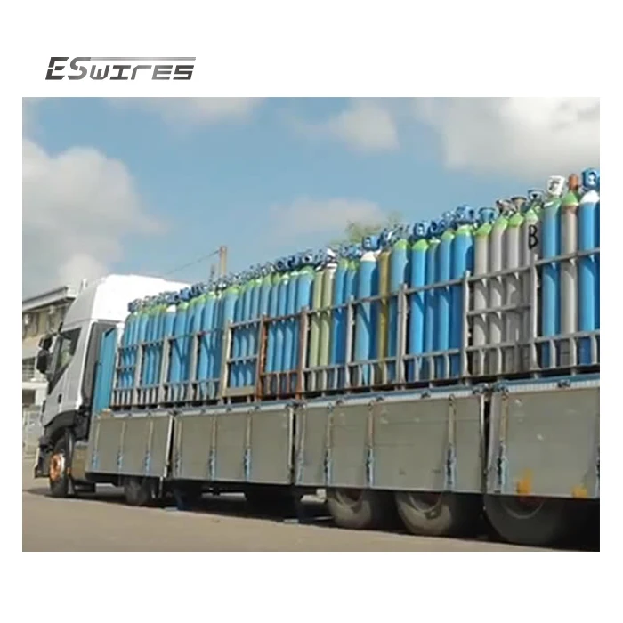 Industry Galvanized Forklift Storage Transport Stackable Metal Steel Stacking Customized Pallet for Gas Bottles Cylinder