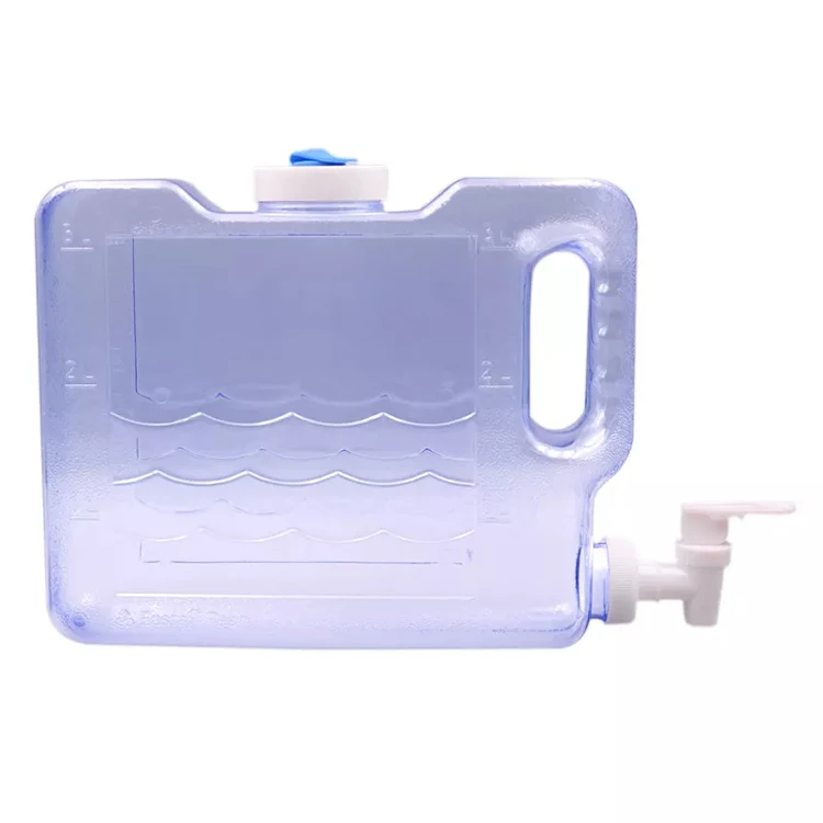 Custom Rectangle 3-Litre Leakproof BPA-Free Plastic Kettle Jug High Quality Reusable Freezer Water Tank with Handle and Spigot