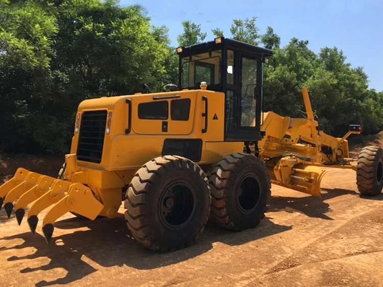 LUTONG ZF Transmission 180HP motor grader PY180C with Front Bulldozer and Rear Ripper in Uzbekistan details