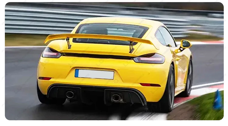 Porsche 718 Cayman GT4 Style Body Kit - Carbon Fiber Upgrade