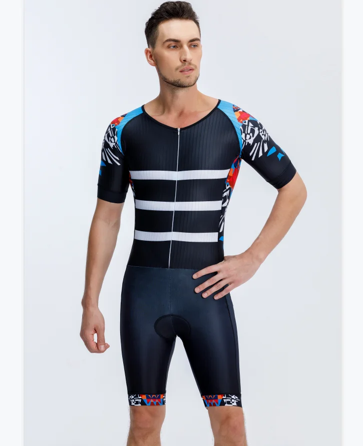 High Quality Custom logo Sublimation One Piece Cycling Speed Skating Skin Suit Cycling Suit