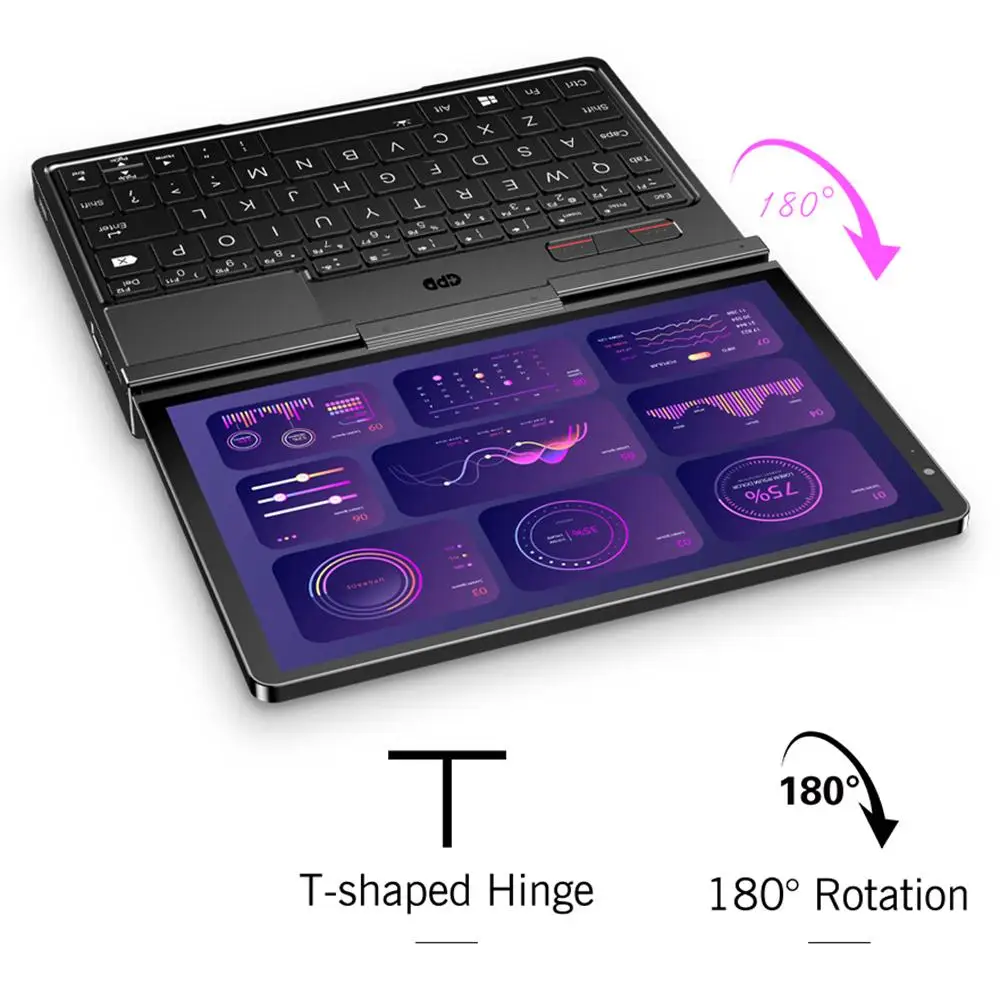 Portable GPD Pocket 4 Handheld Gaming PC 8840U Win11 Home OS 8.8