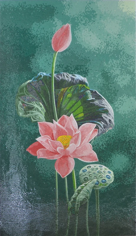 開運 蓮の花水彩画 絵画イラスト原画 風水 - メルカリ