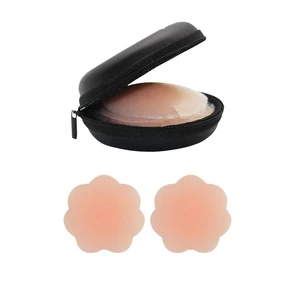 Invisible Seamless Reusable Washable Silicone Nipple Cover  Breast Petals for Women