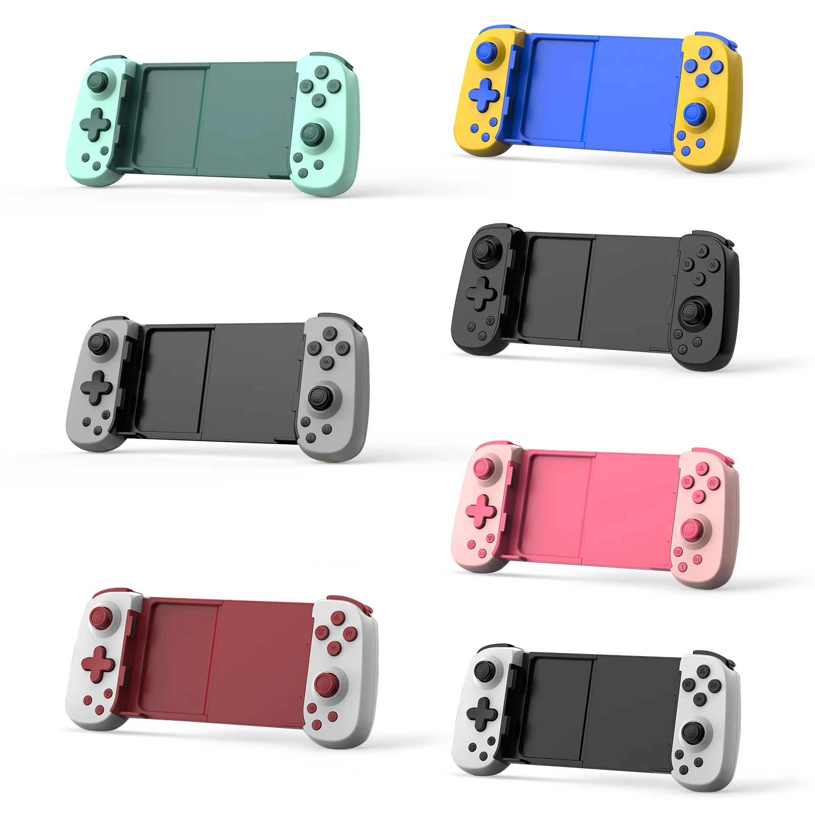 RALAN Newest D6 Mobile Game Controllers Stretchable Wireless Handle Phone Joypad BT Gamepad