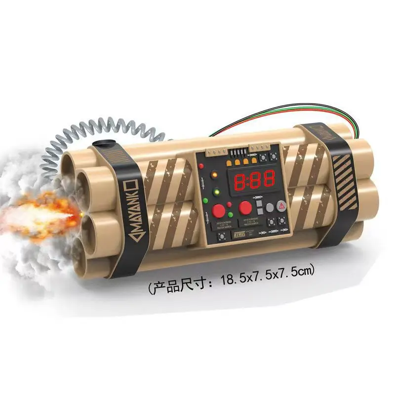 CS Smoke Time Bomb with Sound and Light Grenade Military TNT Smoke Bomb Inspired Children'sToy
