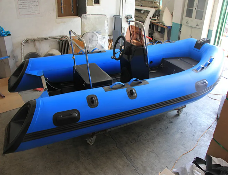 6 People Rib Boat Blue Hypalon Rib Boats Fiberglass Floor Boats Rib390 Buy Rib Hypalon