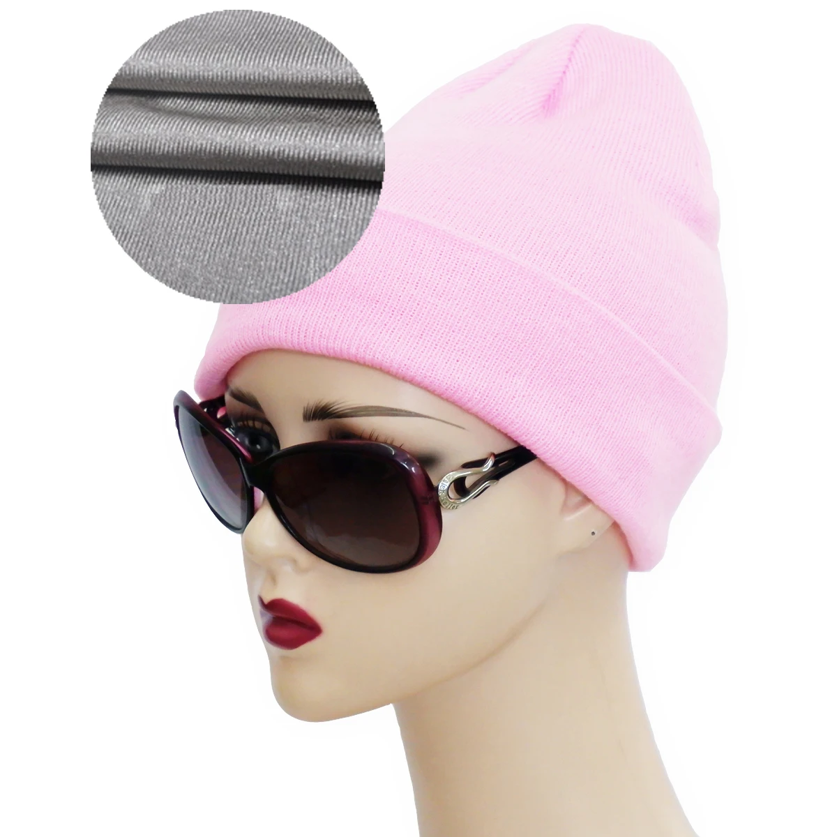 ЭМФ Защитная шапка для защиты от излучения вязаная шапочка унисекс