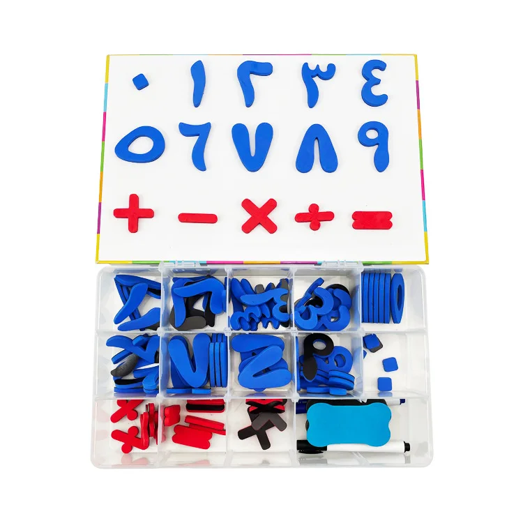 Arabic Magnetic Letters and  Number Arab Letters Eva Magnetic Set Educational Magnetic Numbers Sticker for School Toy