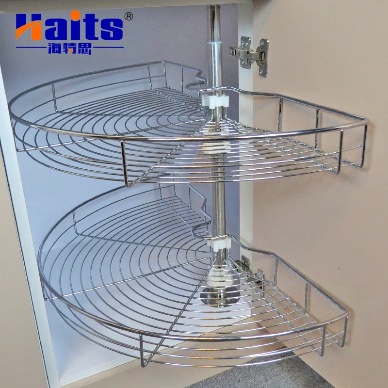 Kitchen Cabinet Storage Rack 180 Degree Revolving Basket Furniture Hardware  - China Storage Rack and Kitchen Accessories price