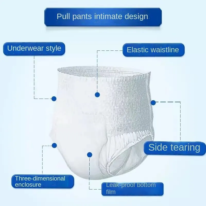 Professional Super Absorbent Disposable Biodegradable Diapers Adult ...