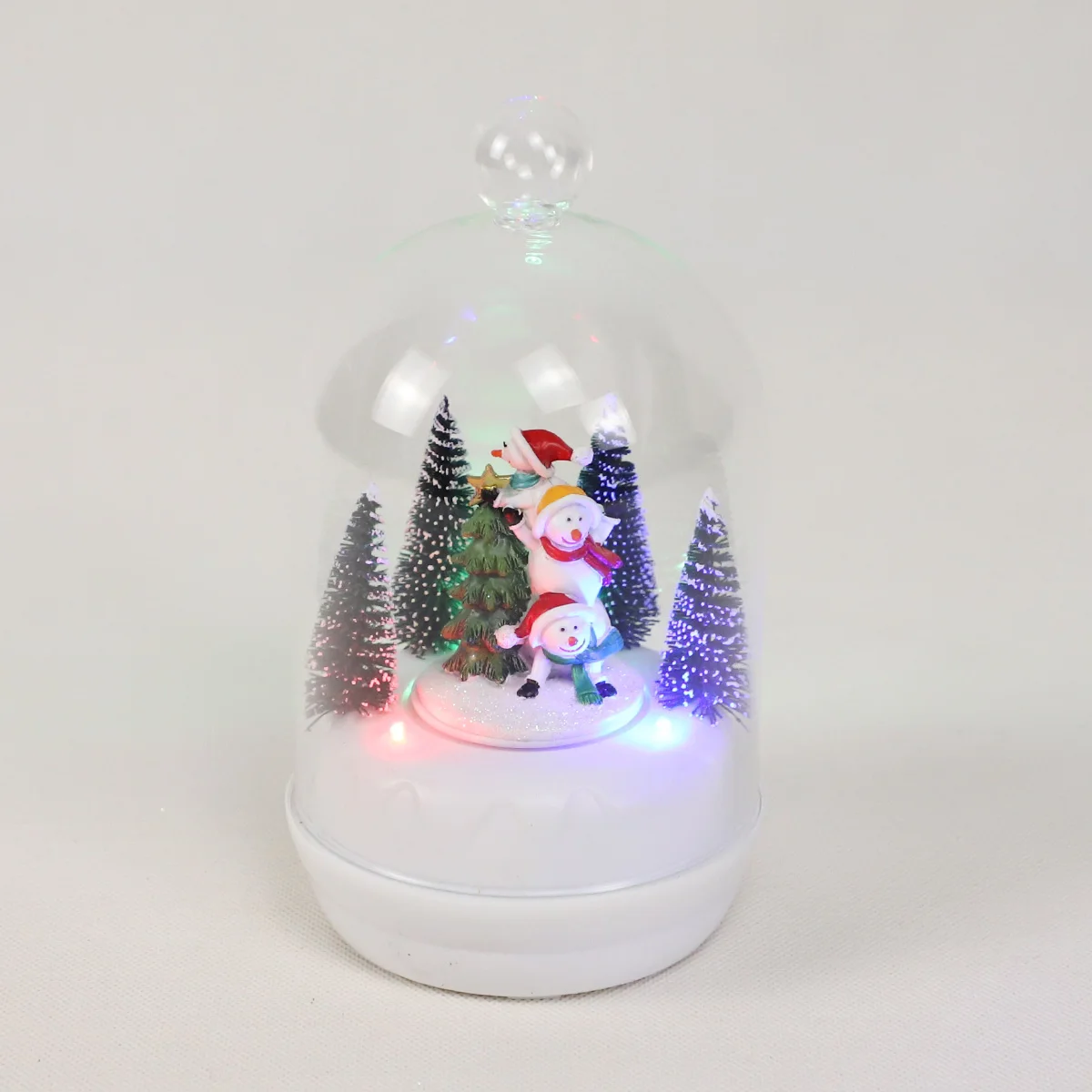 color hollow glass ball decorative christmas decor ornaments ball with led light glass ball