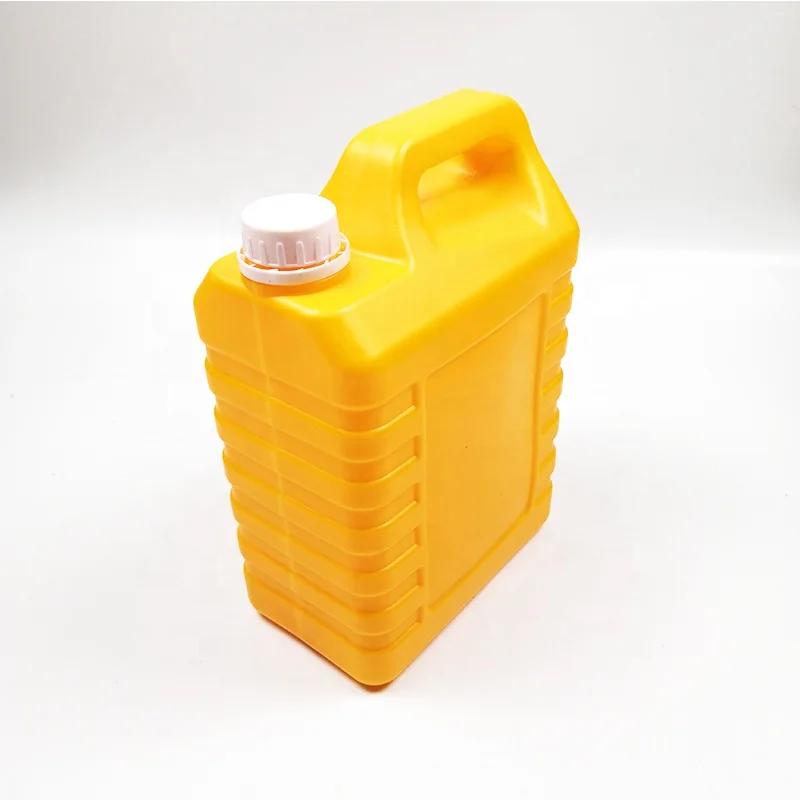 5 Liter Oil Lubricant HDPE Empty Plastic Bottle Plastic Jerry Can