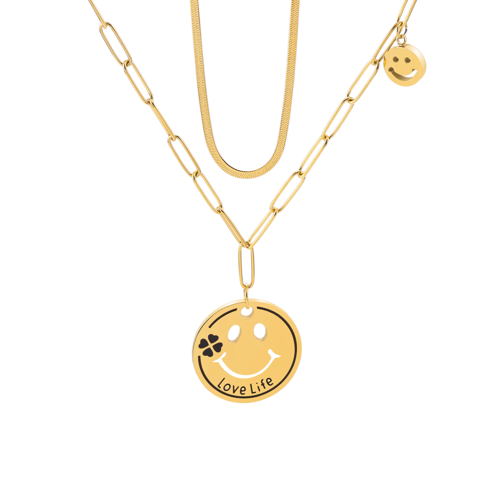 Necklace Women's Trendy 2021 Set Silver Titanium Trendy Pendant Crown