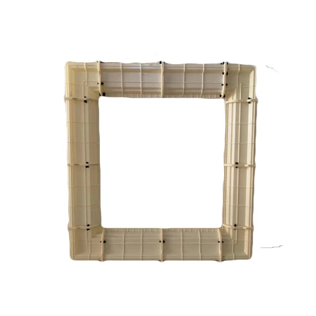 Exterior Decorative Cement Window Frame Molding Plastic Exterior Decorative Window Molds Designed Professional Concrete Window