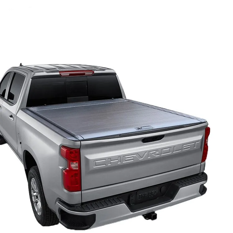 Aluminum Hard Retractable Manual Pickup Truck Bed Cover Tonneau Cover