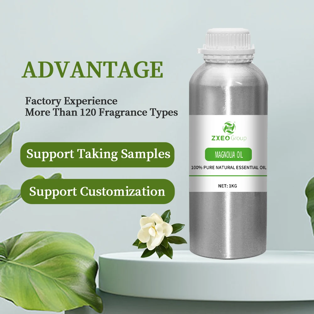 Pure Natural Magnolia Tissue Essential Oil for Relaxing Skincare Wholesale Magnolia Oil