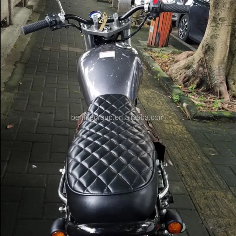 バイクシート ダイヤモンドキルティング カスタムバイクシート ダイヤモンド63cm CG125/CG150/CB400/XY400用