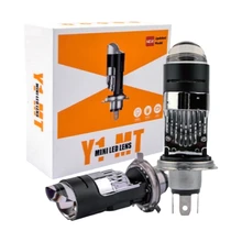 YUNLI New All In One Dual Lens Y1 MT H4 9003 HB2 Mini bi Lens Led Projector Headlight Y1 Mini Lens LHD RHD