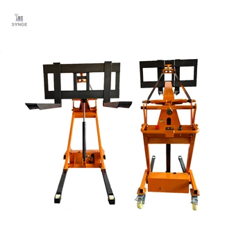 SYNGE Electric Self-loading Stacker 500kg Pallet Truck Electric Self Lift Stacker