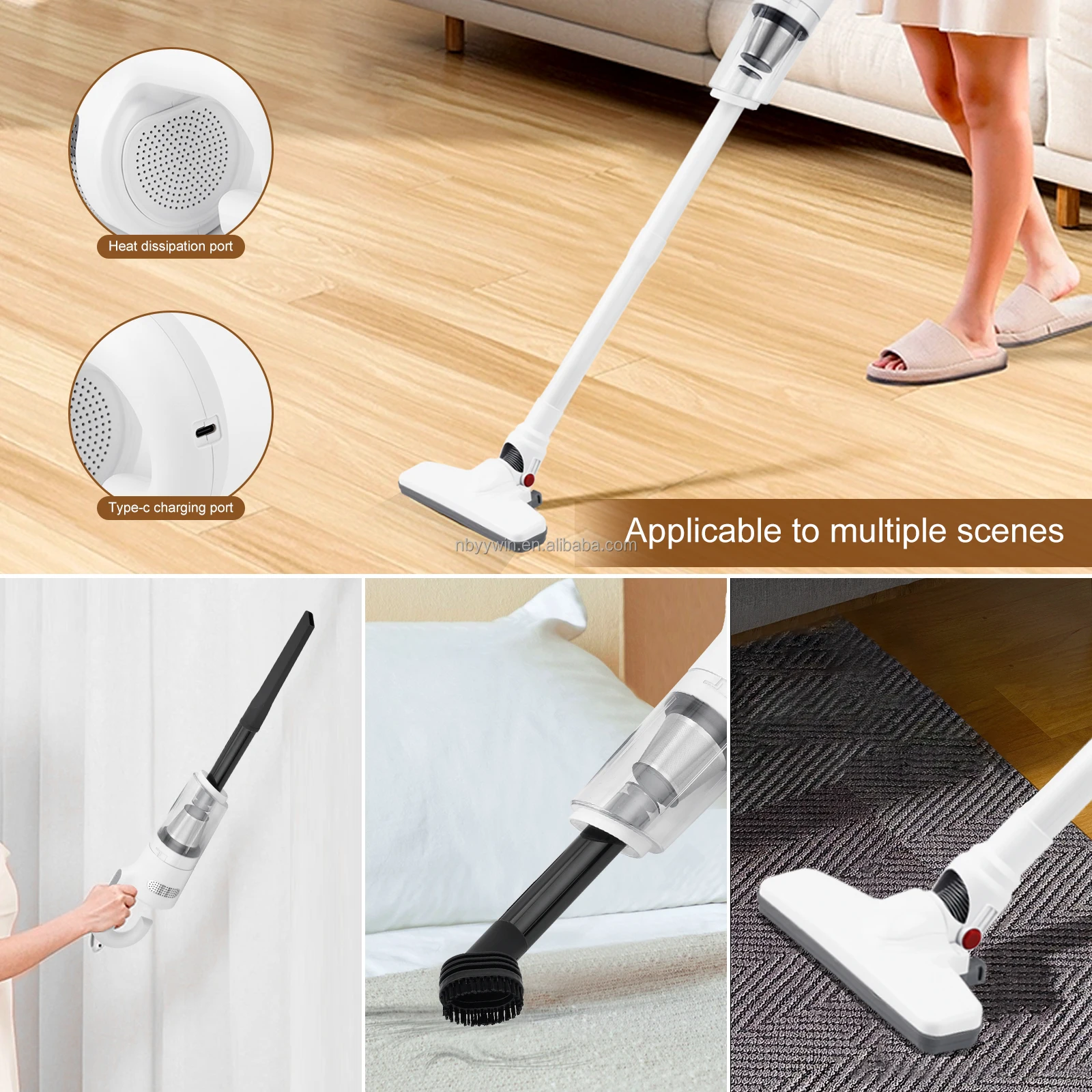 Cordless Auto High Power H Andheld Portable Mini Wet Dry Cleaner Vaccum