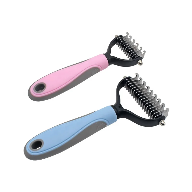 Dematting Deshedding Pet Hair Remover Dogs Brush Cat Comb For Pets