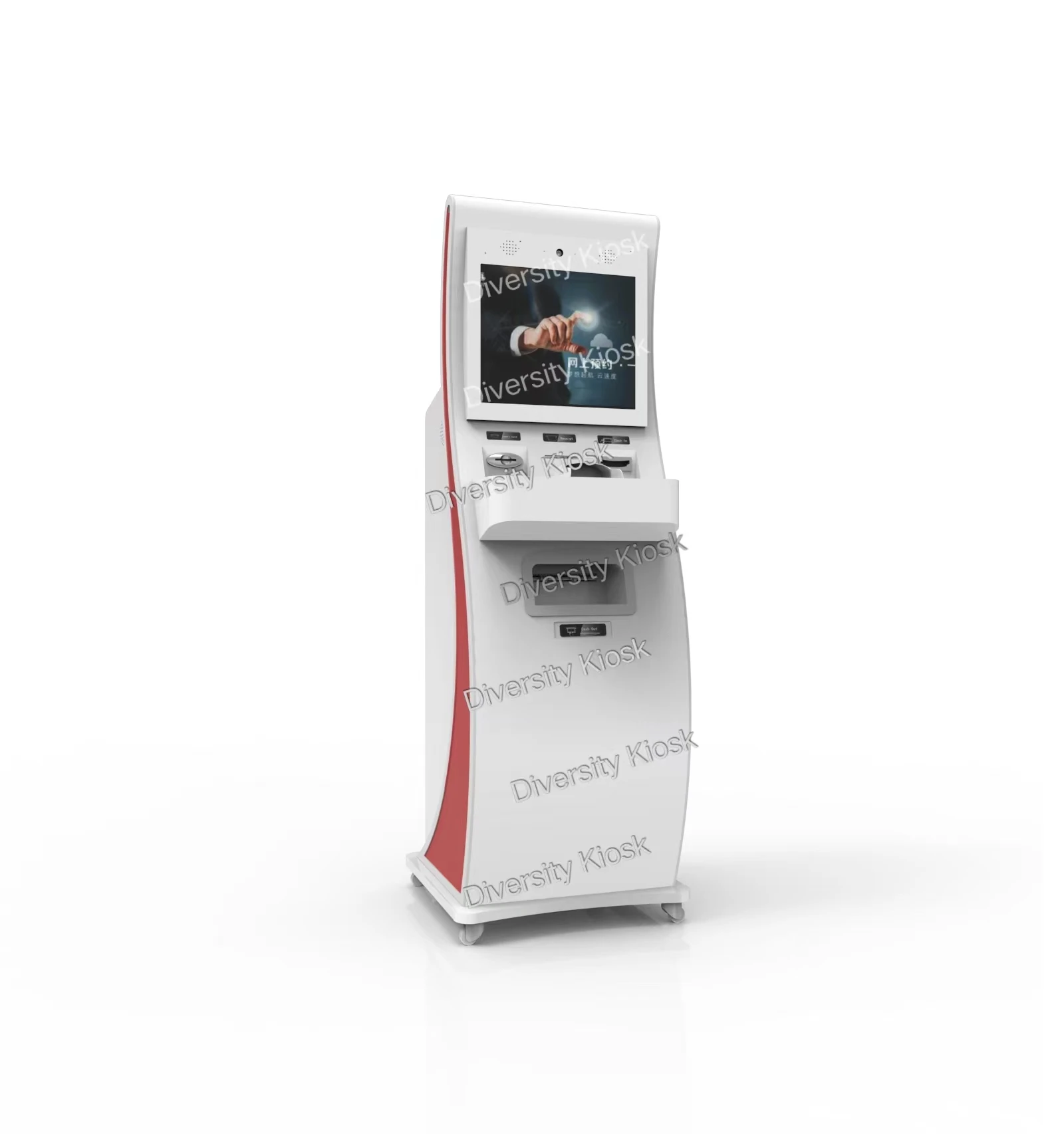 Operationbtm Crypto Atm Machine Embedded Into Wall Model Kiosk Cryptocur Secured by Digital Locks Fingerprint Authorize