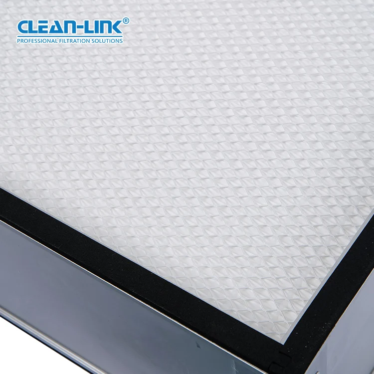 AHU System Custom 99.99% 0.3 Micron H13 H14 HEPA Filter 18'' X 24'' X 6'' for Cleanroom