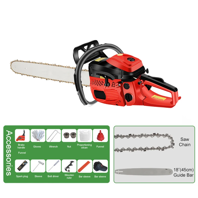 52cc Chainsaw 5800 Petrol Chainsaw Prices Professional Gasoline Gas Chain Saw Chainsaw 5200