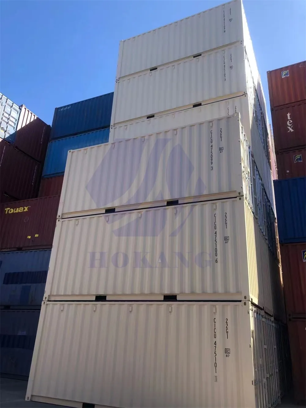 SEA 20FT 40FT 40FTHC 45FTコンテナフランスから世界中に出荷迅速で高