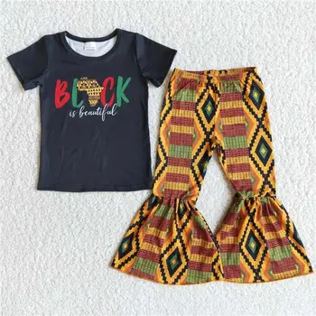 Black History Month girls clothing sets wholesale RTS no MOQ toddler clothes kids clothing baby clothes girls kids clothes