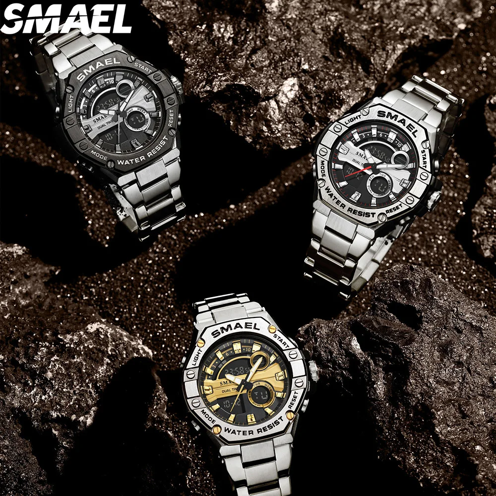 Stainless Steel Smael Watch Amazon SMAEL Watch, Military Army