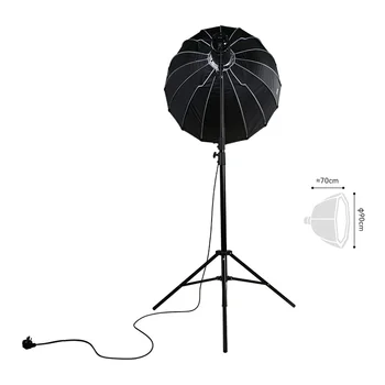 FB-SLB-D90 70cm Quick Loading Parabolic Softbox Professional Deep Mouth Soft Box for Bowens Mount Studio Flash product image