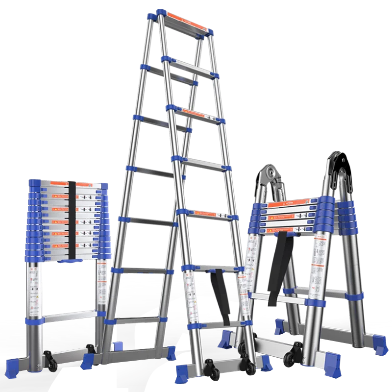Lidl Aluminium Telescopic Step Ladder, Extendable Step Laders