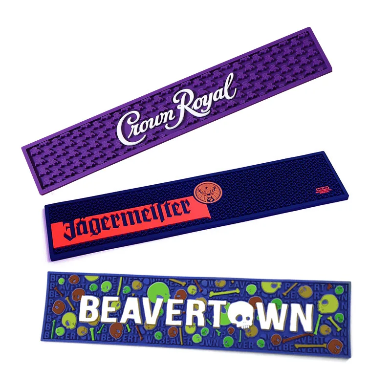 Factory Wholesale Custom Personalized Rubber Bar Mat Beer Drinking Bar