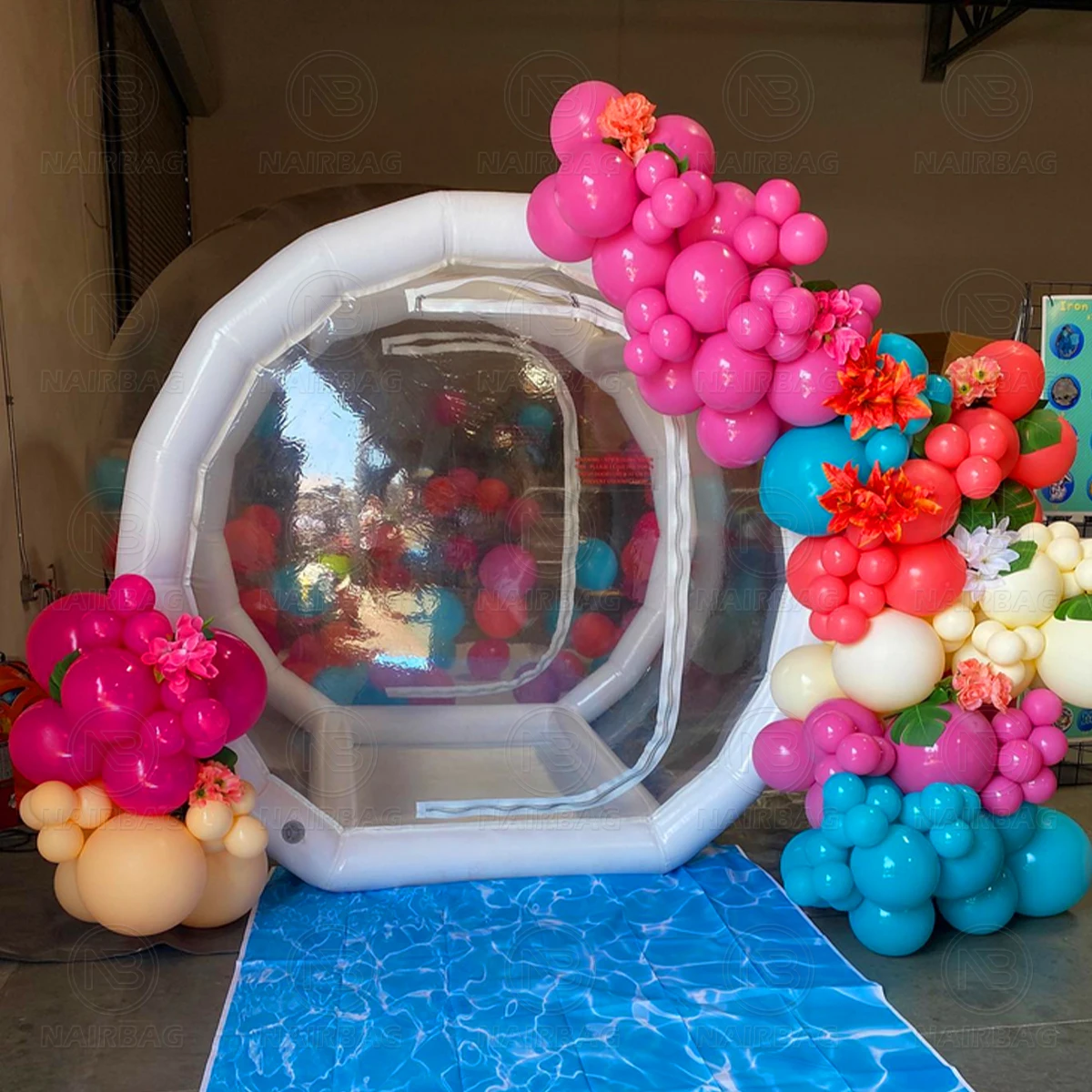 Tenda Gonfiabile A Bolla Trasparente Con Ventilatore E Pompa – Cupola In PVC Per Feste, Matrimoni, Campeggio E Osservazione Delle Stelle, Montaggio Facile E Veloce