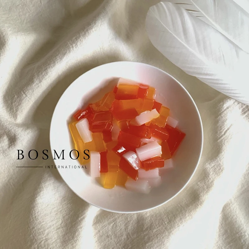 Bosmos_ Delicious Color Konjac Jelly/ Rainbow Jelly 4kg Wholesale
