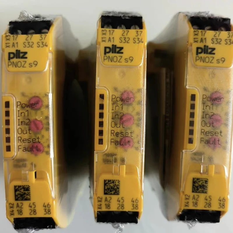Pi 909 Code Pi LZ 750109 New & Original Safety Relay S9 with 24VDC 3 N/O 1 N/C Time ...