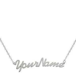 Customised Small Signature Style Cursive Classic Name Necklace Personalised Gold Copper Alloy Jewelry Gold Plated