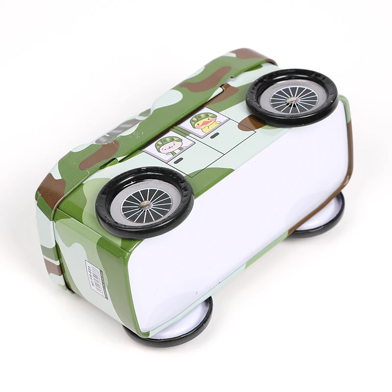 TOPSTHINK High Quality Children's Mini jeep Shaped Camouflage Money Box with Lock