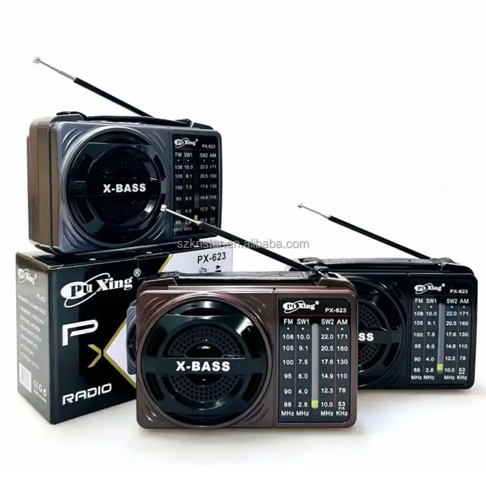 Px623 All Band Radio Receiver Cheap Portable Am Fm Sw 4 Band Radio