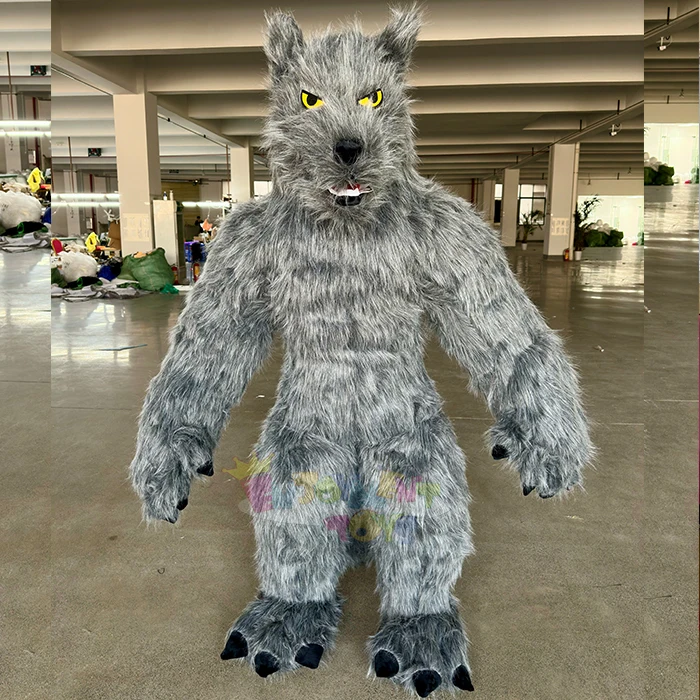 Adult Size Street Walking Carnival Giant Funny Wolf Suits