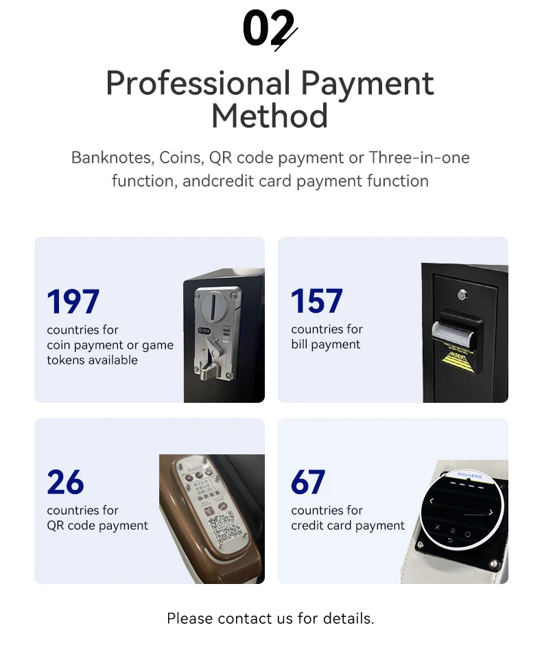 product 2025 electric shiatsu bill dollar paper money coin operated airport commercial use vending massage chair for business-10