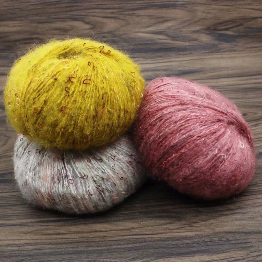 coomamuu wholesale cheap faux mohair yarn