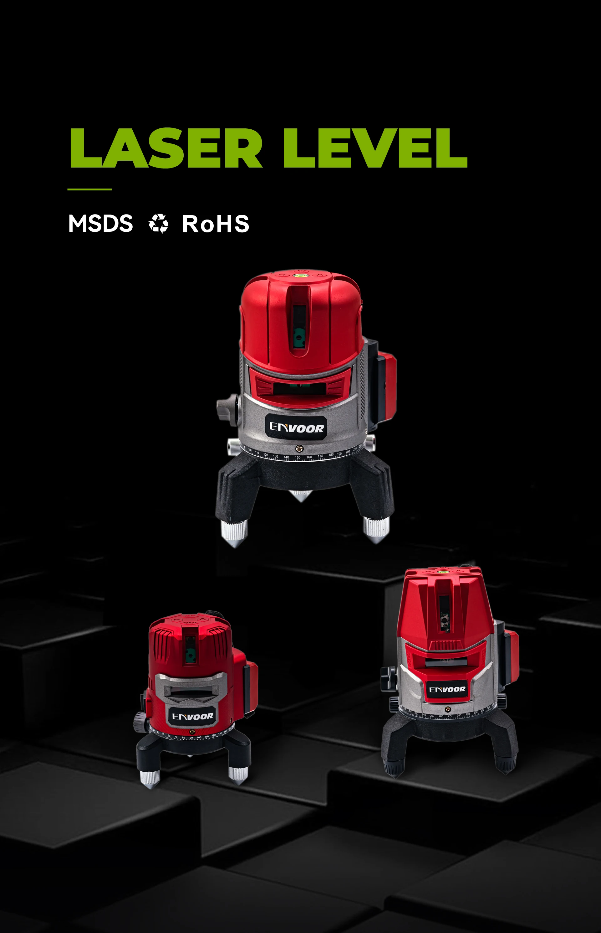 360 Laser Automatic Level Self Leveling Cordless Industrial & DIY ...