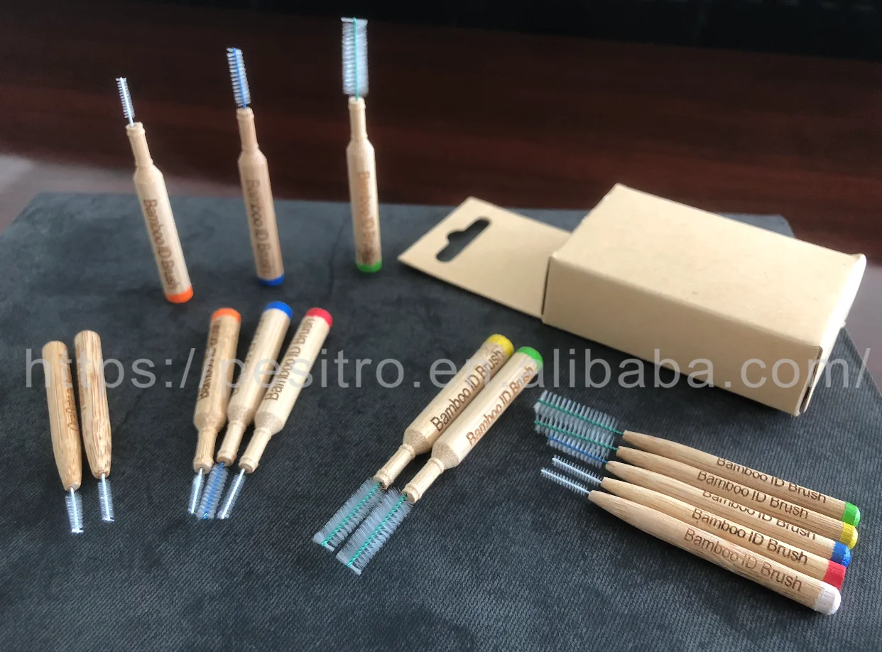 Экологически чистая Органическая натуральная межзубная щетка между зубами