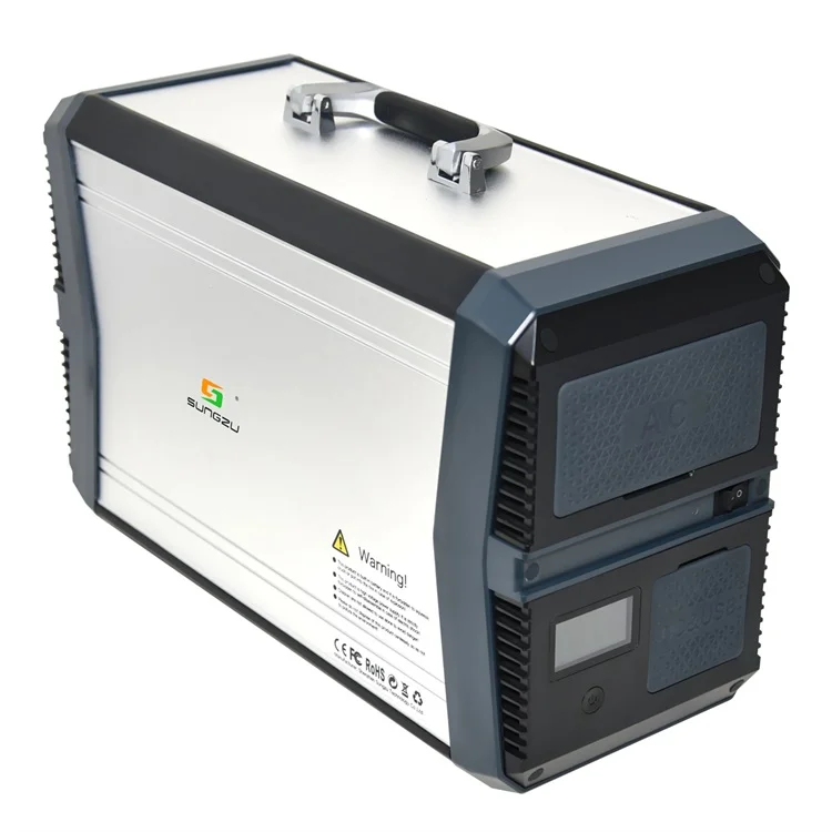 Portable Power Station 1000Wh Solar Generator 1000 Watts Home Camping Emergency Power Supply Rechargeable 18650 Battery